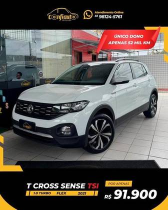 VOLKSWAGEN T-CROSS 1.0 200 TSI TOTAL FLEX SENSE AUTOMÁTICO